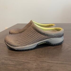 Merrell‎  Women’s  Beige Encore Breeze Slip On Mules Mesh Clogs Size 8,5